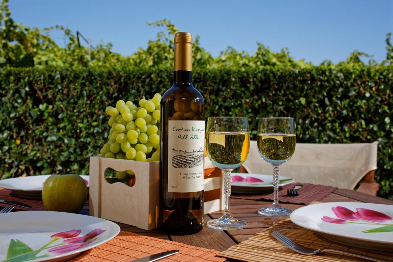 Cretan Vineyard Hill Villa Kato Kalesia المظهر الخارجي الصورة